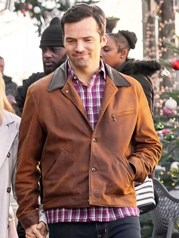 Ian-Harding-Our-Little-Secret-2024-Brown-Jacket-1