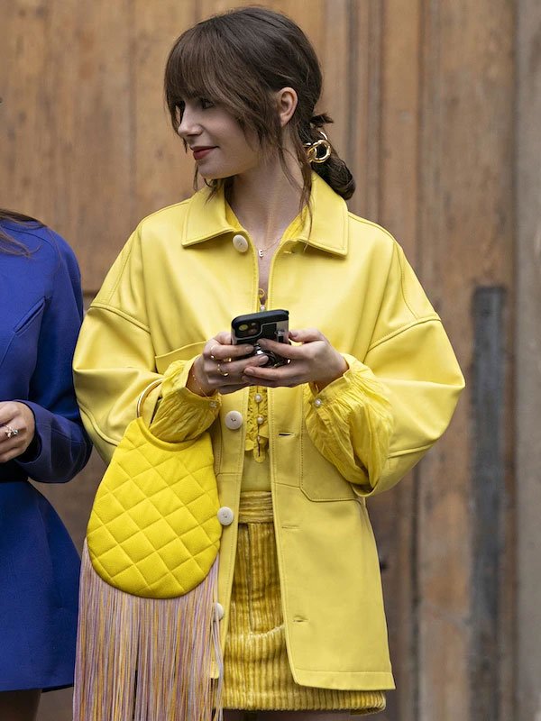 Lily-Collins-Emily-In-Paris-S04-Yellow-Jacket-3