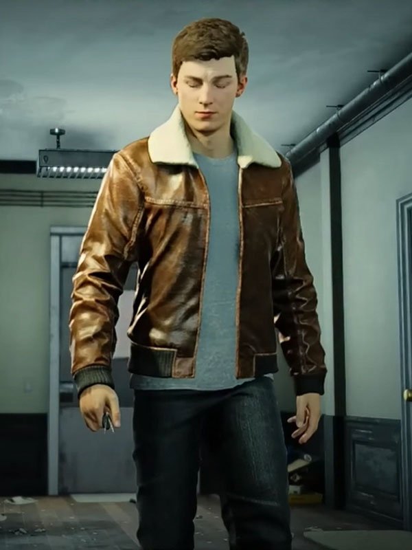 Marvel-Spider-Man-2-Peter-Parker-Brown-Leather-Jacket-2