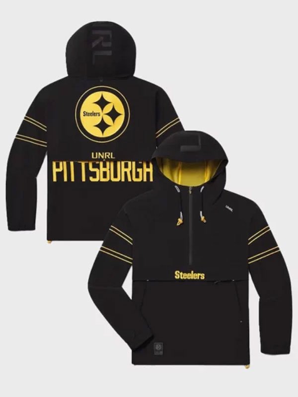 Steelers-x-UNRL-Pittsburgh-Black-DWR-Track-Hoodie-Jacket-2