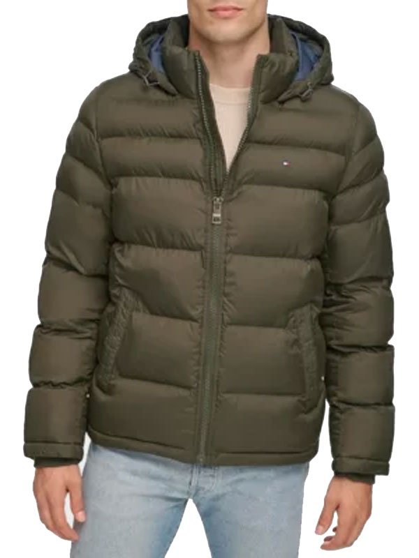 Men’s-Olive-Green-Puffer-Jacket-2