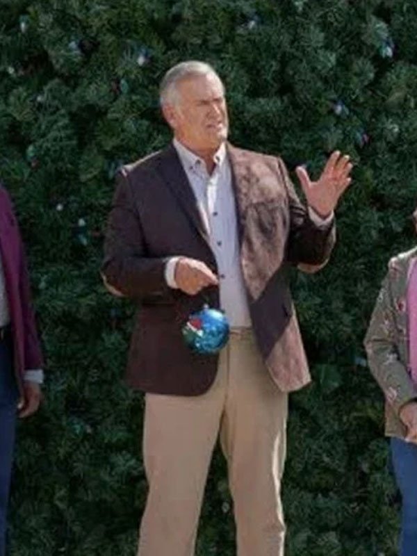 My-Southern-Family-Christmas-Bruce-Campbell-Brown-Suede-Blazer-1