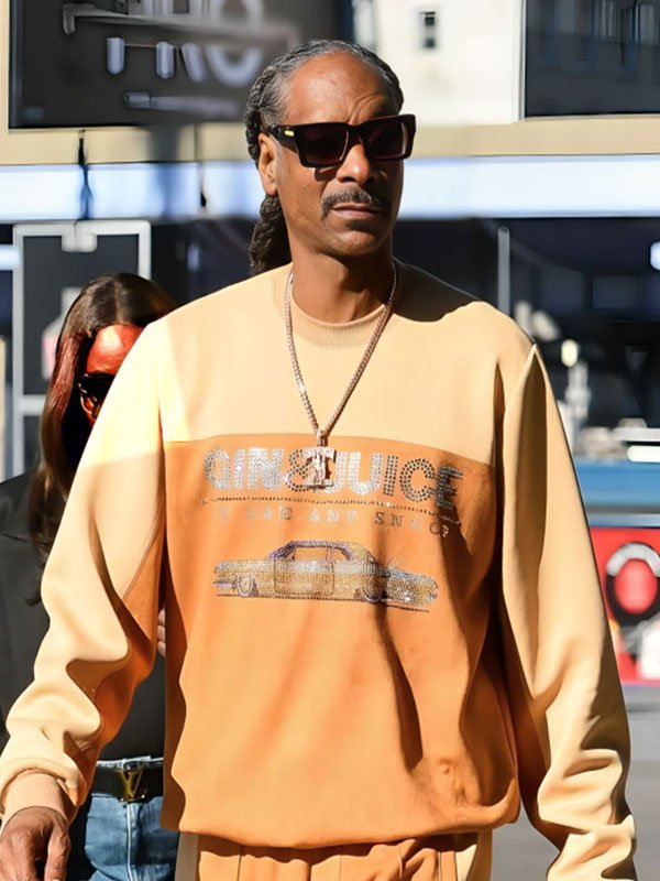 Snoop-Dogg-First-Take-Pier-17-Orange-Sweatshirt-2