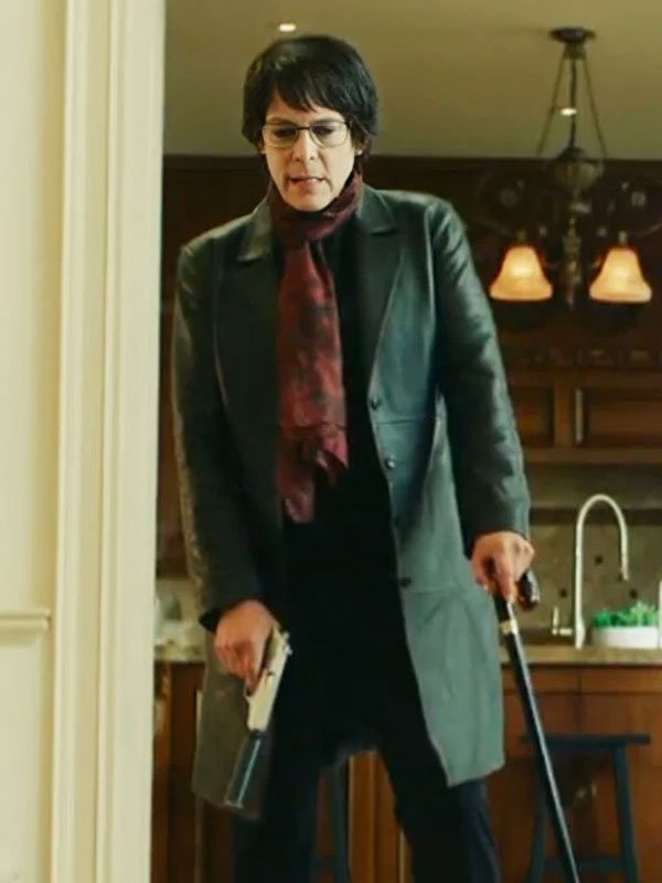 Jamie-Lee-Curtis-The-Sticky-S01-Black-Leather-Coat