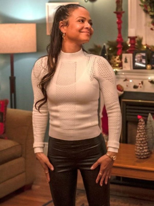 Meet-Me-Next-Christmas-Christina-Milian-White-Sweater