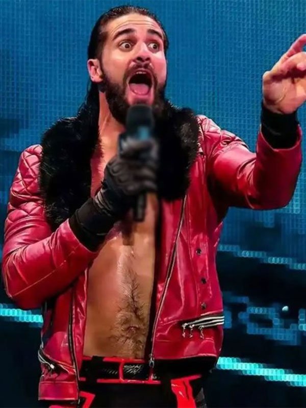 Seth-Rollins-Quilted-Fur-Collar-Red-Leather-Jacket-2