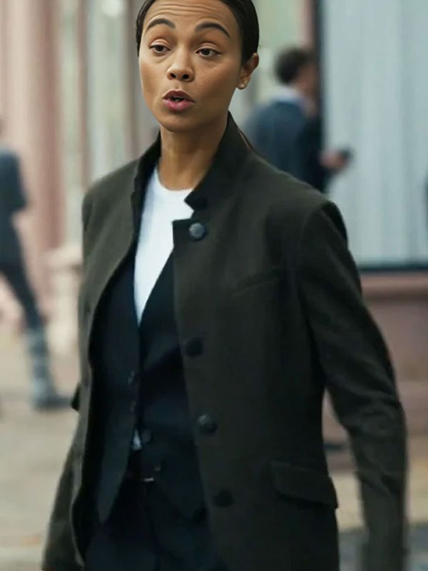 Zoe-Saldana-Lioness-S2-Green-Suiting-Blazer-1
