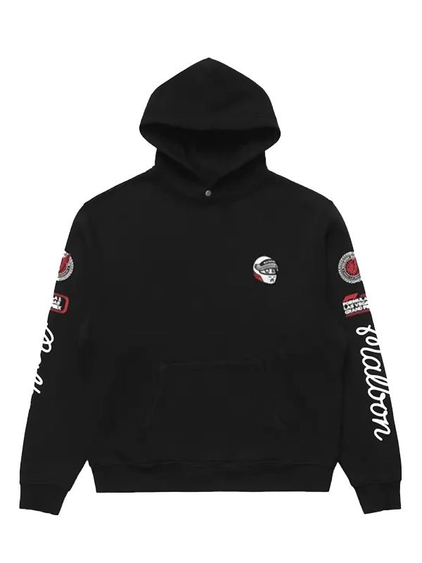 Malbon-x-formula-1-Grand-Prix-Black-Fleece-Hoodie-1