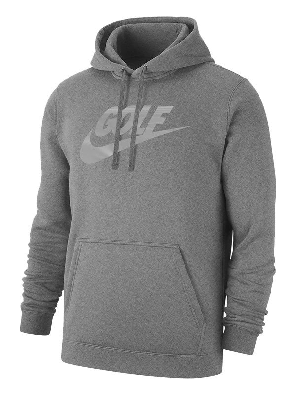 Mens-Golf-Grey-Fleece-Pullover-Hoodie