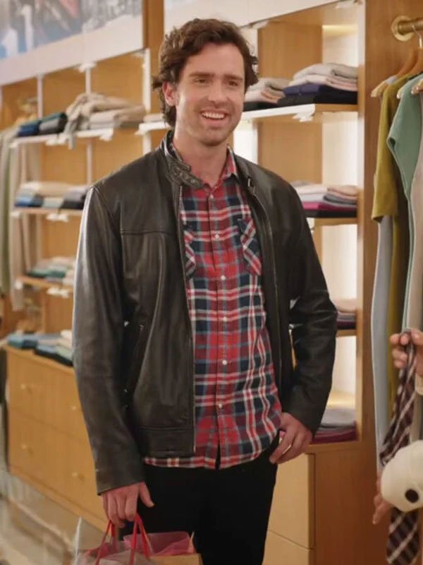 Tina’s-Miracle-Alec-Santos-Black-Real-Leather-Jacket-2